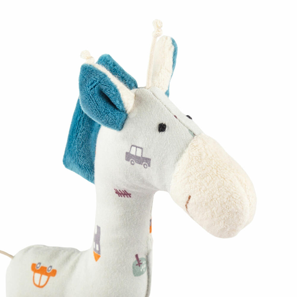 sigikid Giraffe blau sigibaby, Greifling, Greifspielzeug, Babyspielzeug, Spielzeug, Baby, Baumwolle, 39979