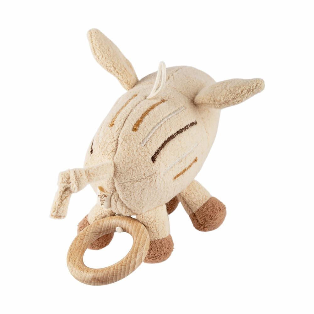 sigikid Mister O Lui Spieluhr Streifenschwein Rupert, Kinderspieluhr, Einschlafhilfe, Spiel Uhr, Baumwolle / Polyester, 52931