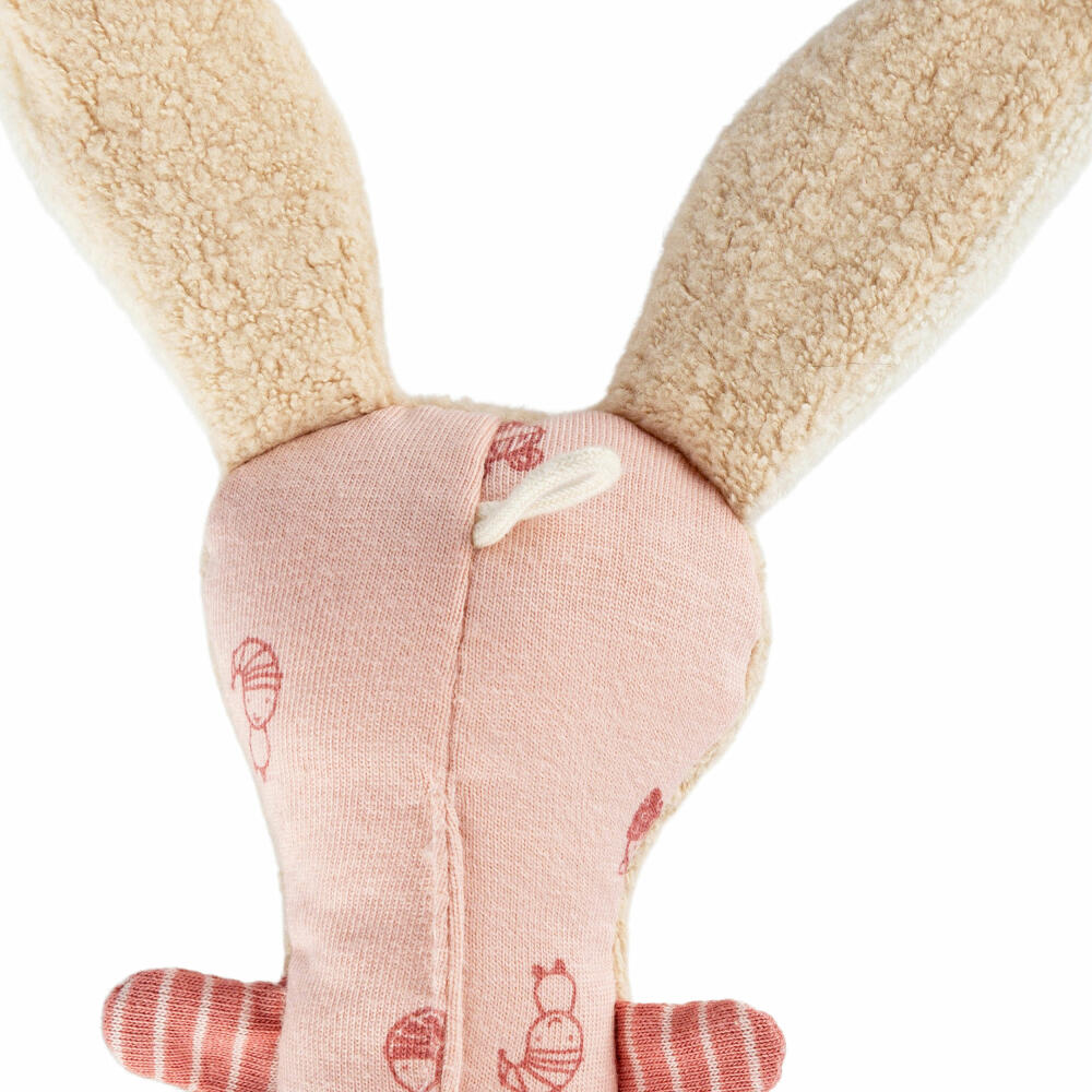 sigikid Greifling Hase sigibaby, Greifspielzeug, Babyspielzeug, Spielzeug, Baby, Baumwolle, Beige / Rosa, 39986