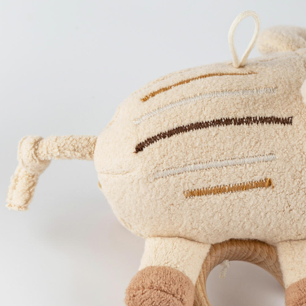 sigikid Mister O Lui Spieluhr Streifenschwein Rupert, Kinderspieluhr, Einschlafhilfe, Spiel Uhr, Baumwolle / Polyester, 52931