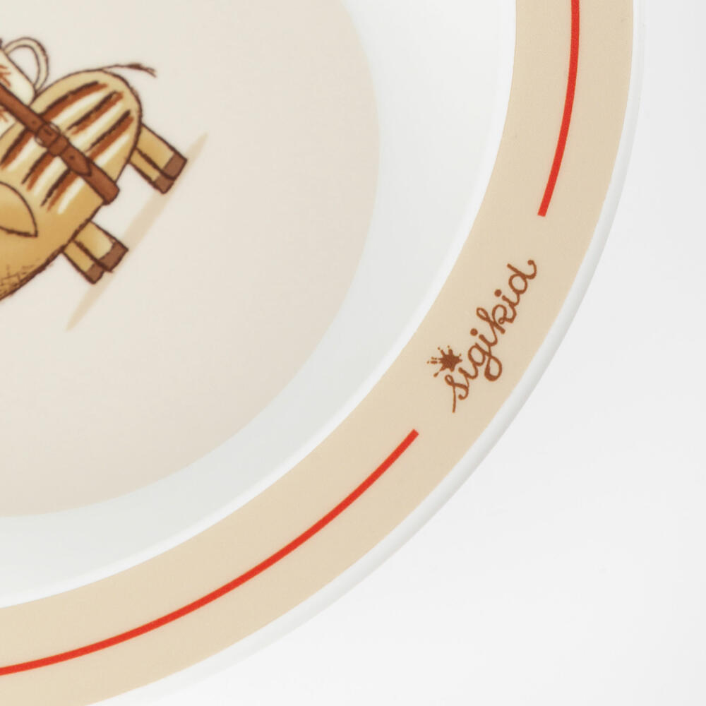 sigikid Mister O Lui Schüssel beige, Schale, Müslischale, Kinderschüssel, Kinder, rPET, Ø 15.5 cm, 52922
