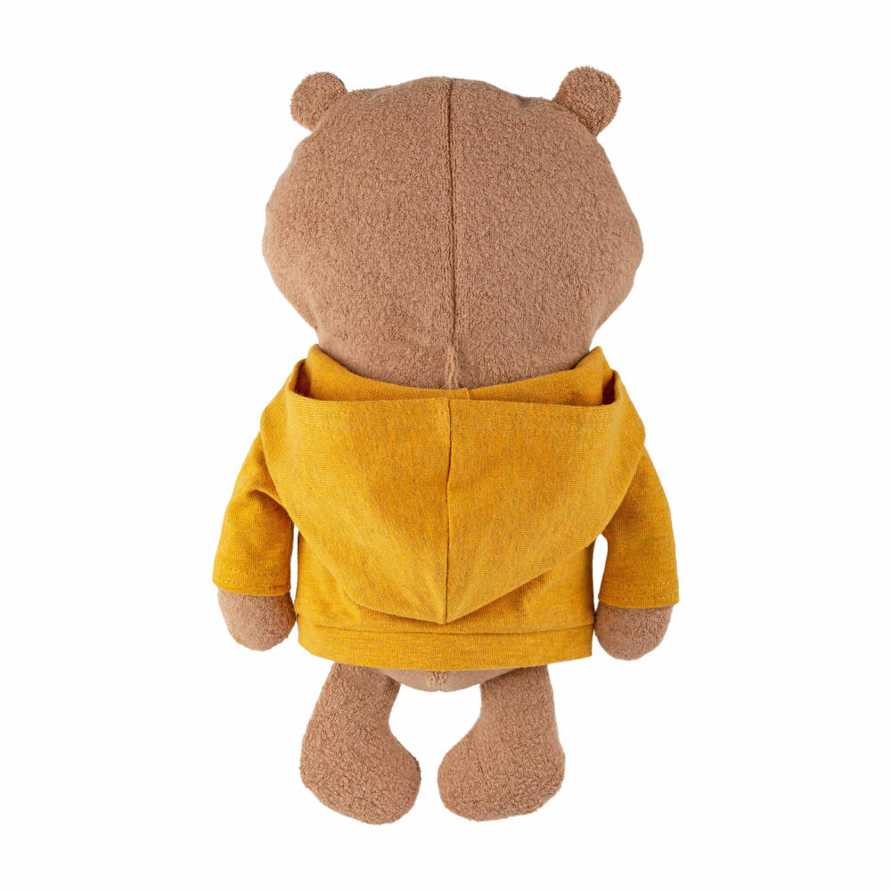 sigikid Mister O Lui Mister O Lui, gelber Hoodie, Kuscheltier, Plüschtier, Stofftier, Baumwolle / Polyester, 52903