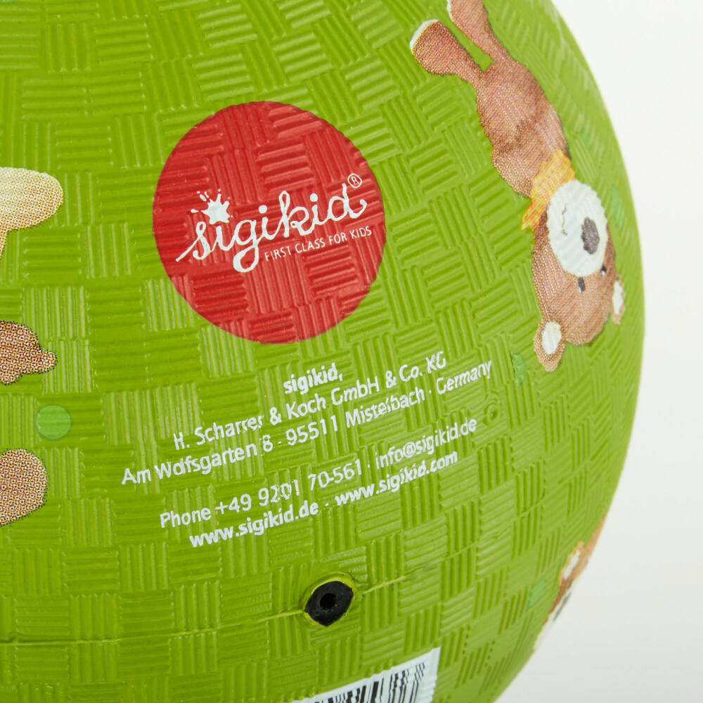 sigikid Softballs Kautschuk-Ball Tiere, Softball, Spielball, Spielzeug, Ballspiel, Ball, Kinder, Grün, 42431