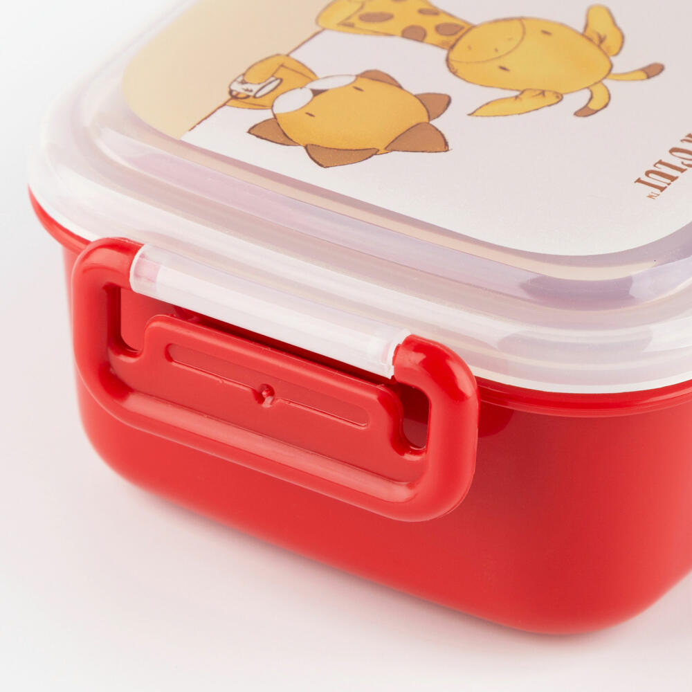 sigikid Mister O Lui Mini Brotzeitbox, Brotdose, Lunchbox, Kinder, Kunststoff, 9 x 17.5 cm, 52926