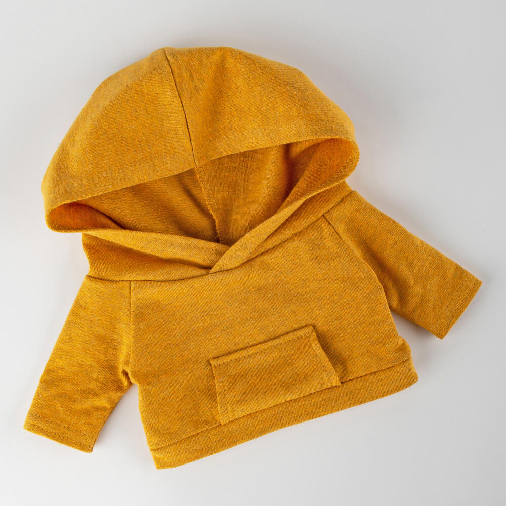 sigikid Mister O Lui Mister O Lui, gelber Hoodie, Kuscheltier, Plüschtier, Stofftier, Baumwolle / Polyester, 52903