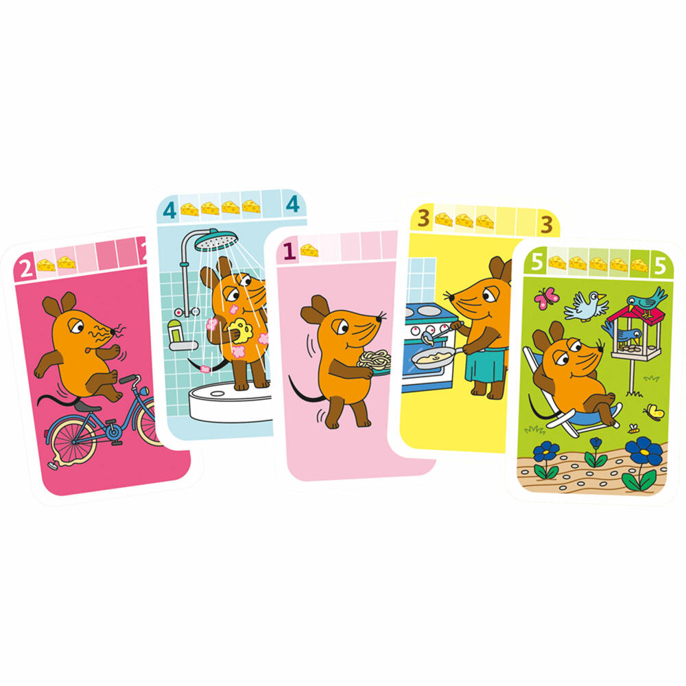 Schmidt Spiele Die Maus Raus aus der Mausefalle, Kinderspiel, Kartenspiel, Kinderkartenspiel, ab 5 Jahren, 75063