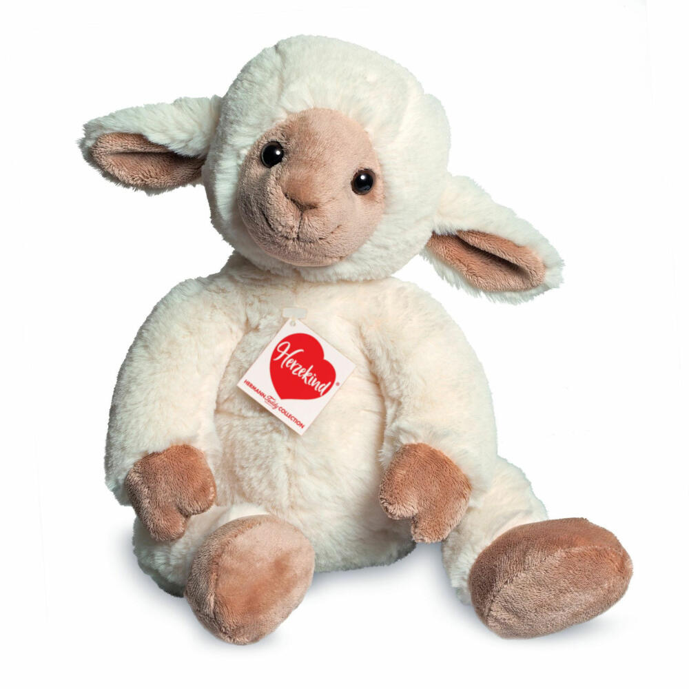 Teddy Hermann Lämmchen Frido, Kuscheltier, Stofftier, Plüschtier, 32 cm, 938545