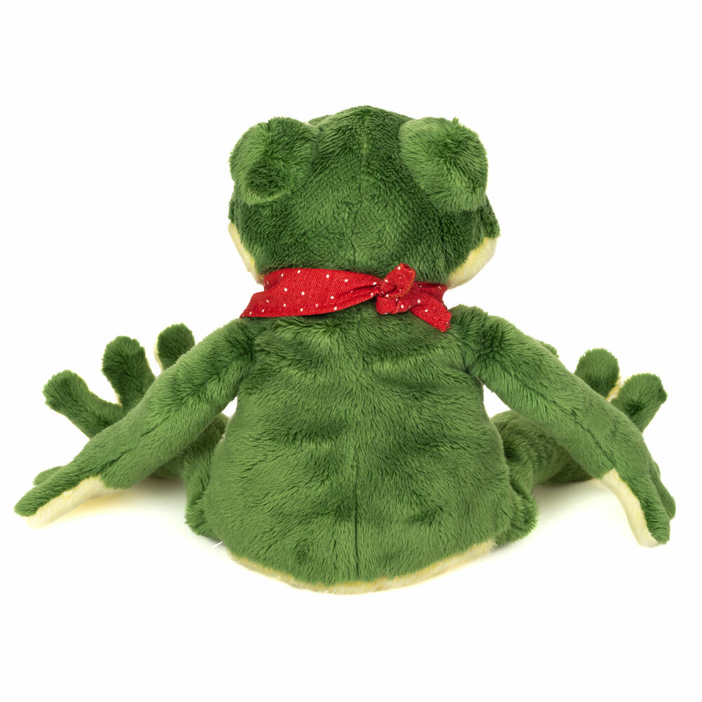 Teddy Hermann Schlenkerfrosch, Kuscheltier, Stofftier, Plüschtier, 28 cm, 920212