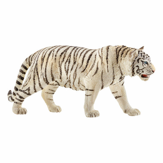 Schleich Wild Life Tiger Weiß, Raubkatze, Wildtier, Spielfigur, 13 cm, 14731