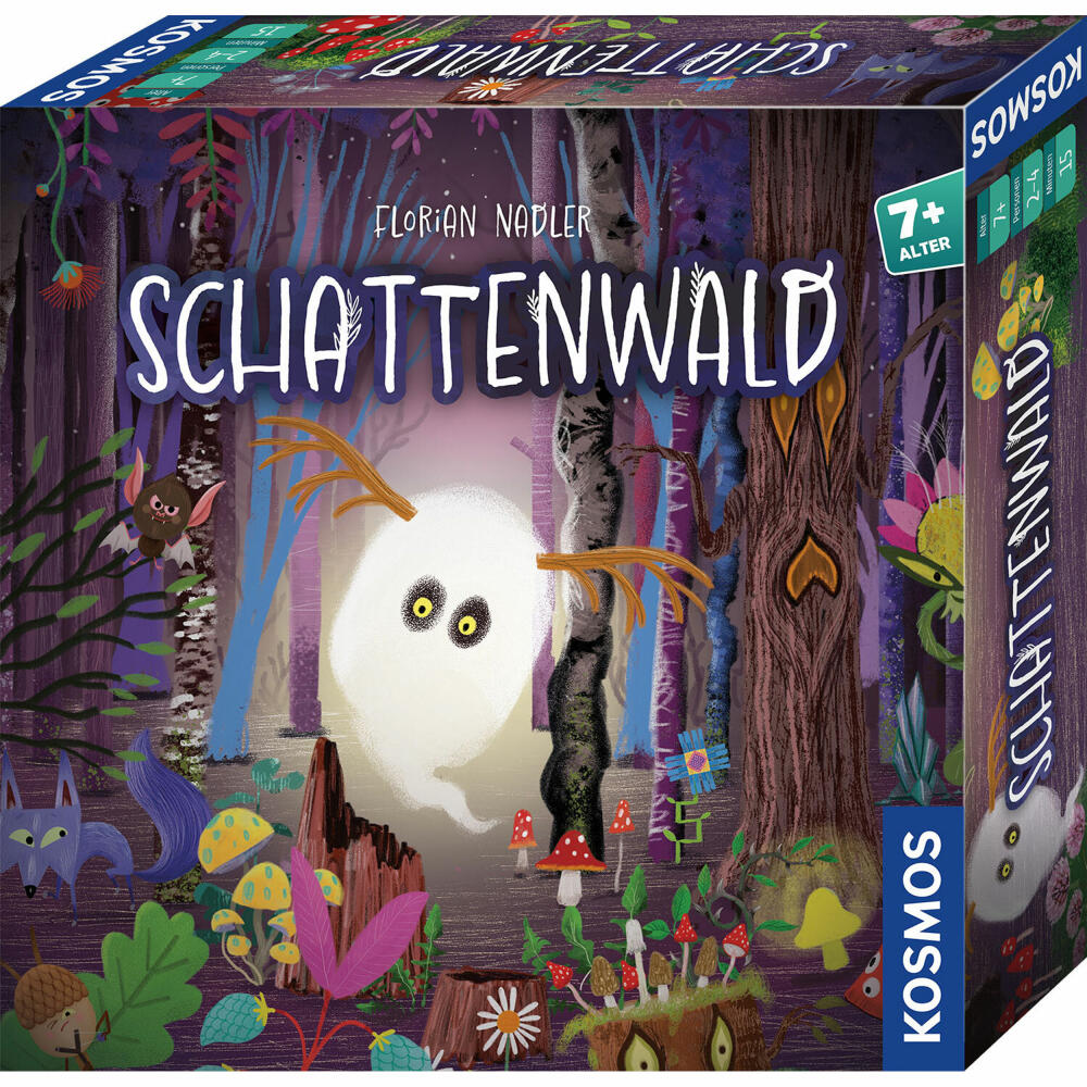 KOSMOS Schattenwald, Kinderspiel, Kooperatives Entdeckerspiel, Gesellschaftsspiel, ab 7 Jahren, 685027
