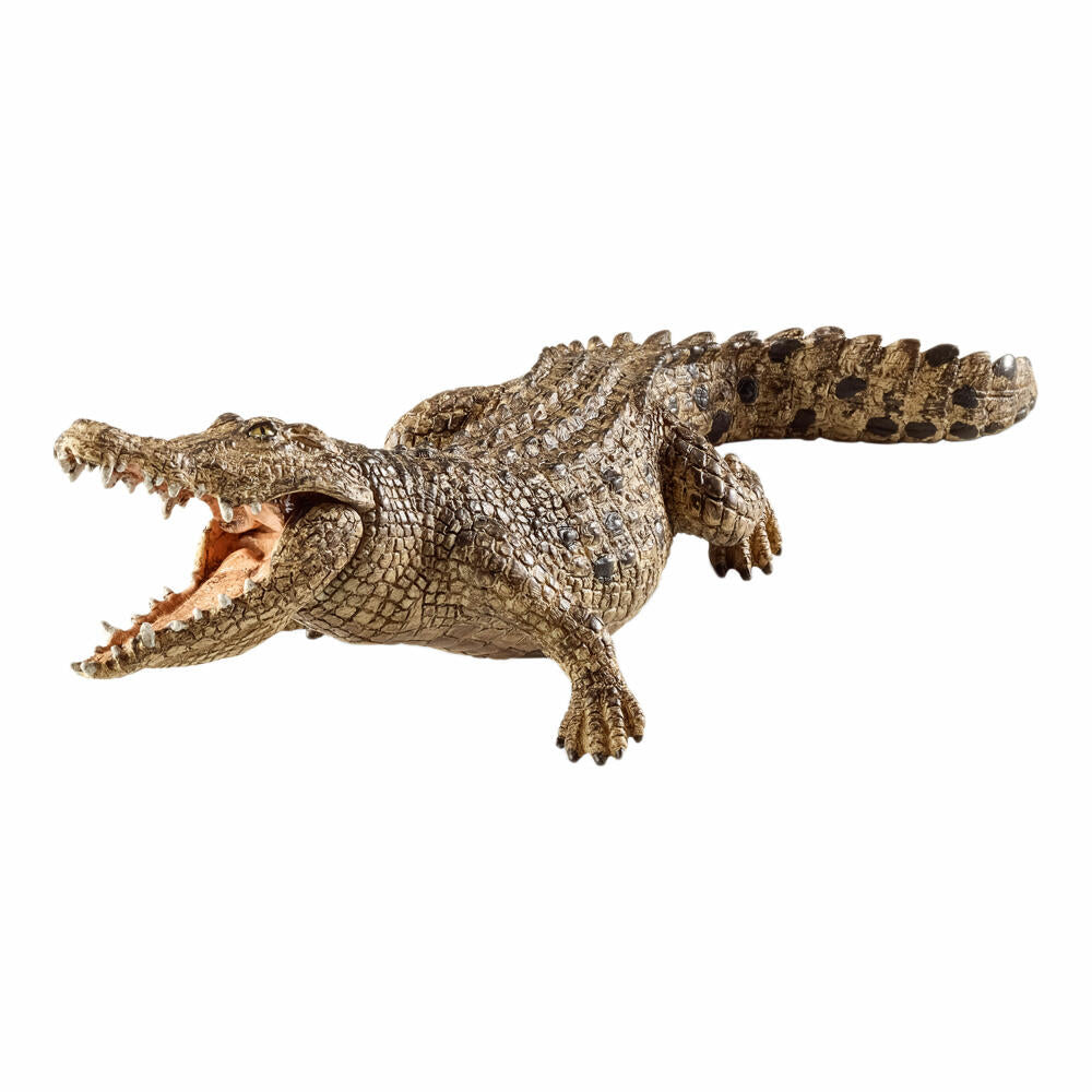 Schleich Wild Life Crocodile, Reptile, Wild Animal, Toy Figure, 18 cm, 14736