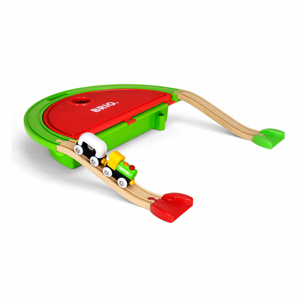 BRIO Mein erster BRIO Mitnehm-Spielkoffer, Holzeisenbahn, Eisenbahn, Holzspielzeug, Holz Kunststoff Spielzeug, 33711