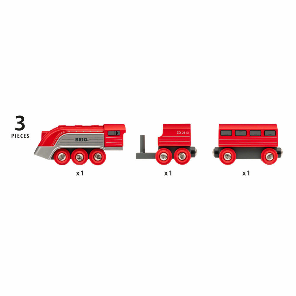 Brio Highspeed Steam Train, Wooden Railway, Railway, Train, Wooden Toy, Wooden Toy, 33557