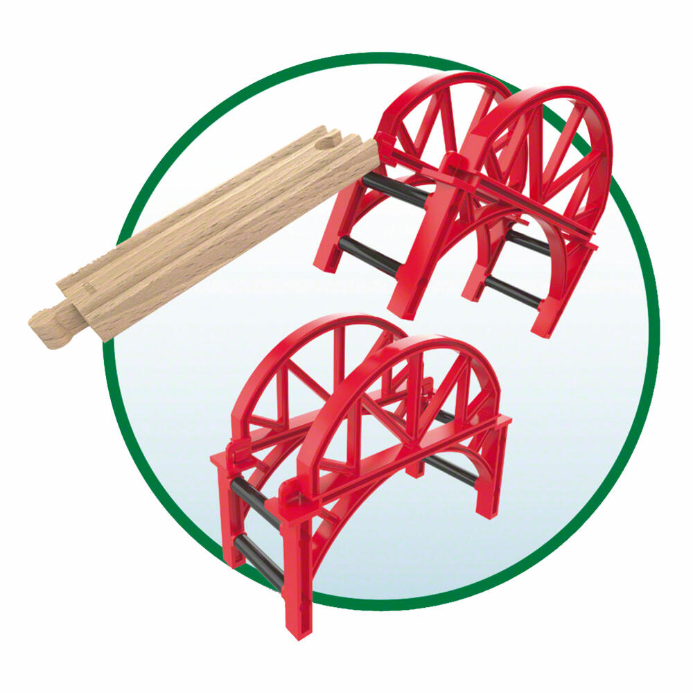 Brio Large Warehouse Set with Elevator, 32 pcs., Playset, Wooden Toy, Toy, 33887