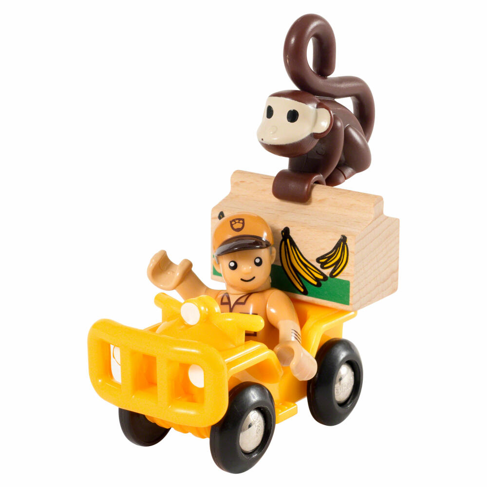 BRIO Spielpäckchen Safari, 4-tlg., Geländefahrzeug, Auto, Kinderspielzeug, Spielzeug, 33865