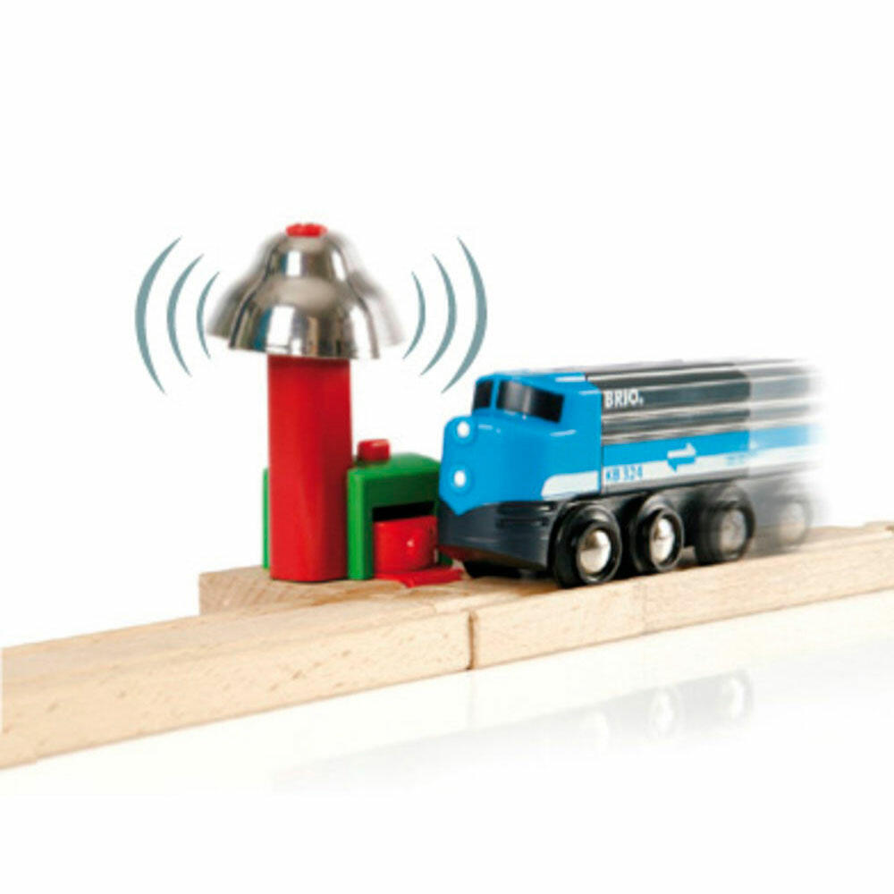 BRIO Magnetisches Glockensignal, Zubehör für die Holzeisenbahn, Eisenbahn, Holzspielzeug, Holz Spielzeug, 33754