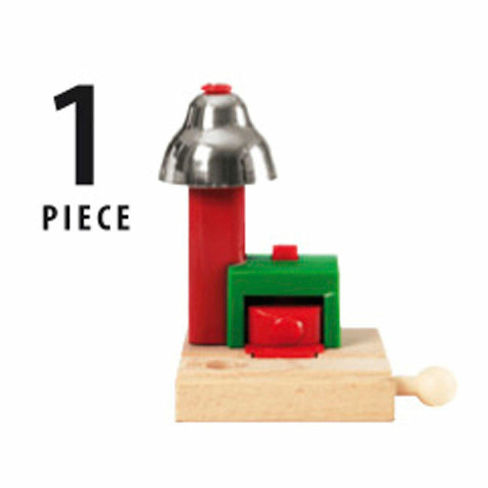 BRIO Magnetisches Glockensignal, Zubehör für die Holzeisenbahn, Eisenbahn, Holzspielzeug, Holz Spielzeug, 33754