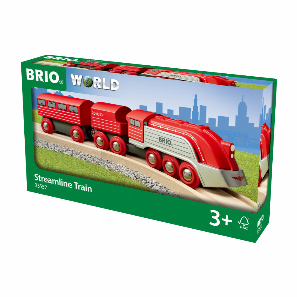Brio Highspeed Steam Train, Wooden Railway, Railway, Train, Wooden Toy, Wooden Toy, 33557