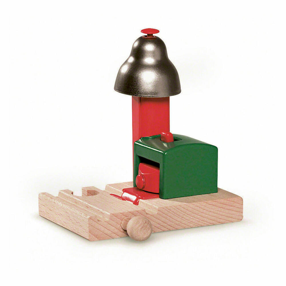 BRIO Magnetisches Glockensignal, Zubehör für die Holzeisenbahn, Eisenbahn, Holzspielzeug, Holz Spielzeug, 33754