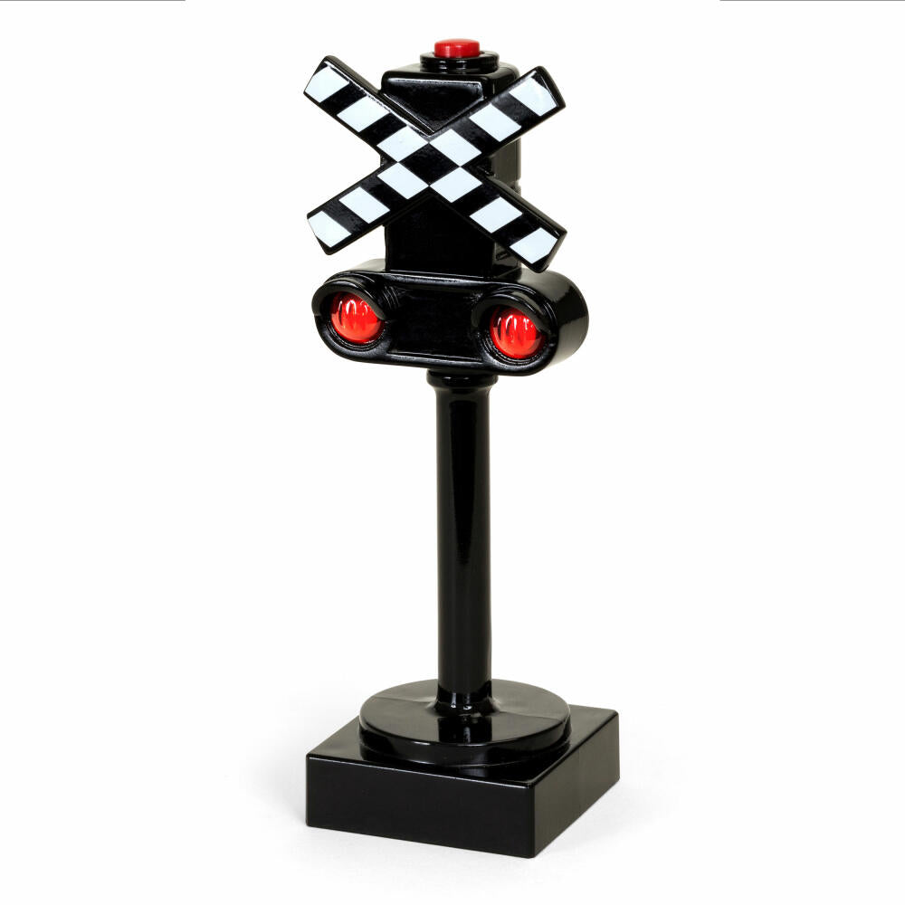 BRIO Blinkendes Bahnsignal, Bahn Signal, Holzeisenbahn Zubehör, Spielzeug, 33862