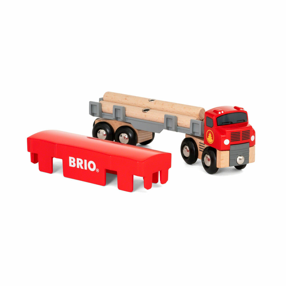 Brio wooden transporter with magnetic load, transporter, accessories for wooden railway, wooden toys, wooden toys, 33657