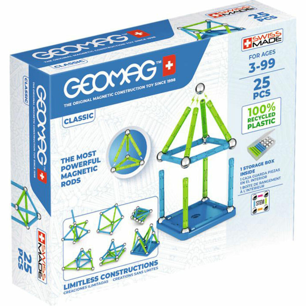 GEOMAG CLASSIC GREEN Line 25 pieces