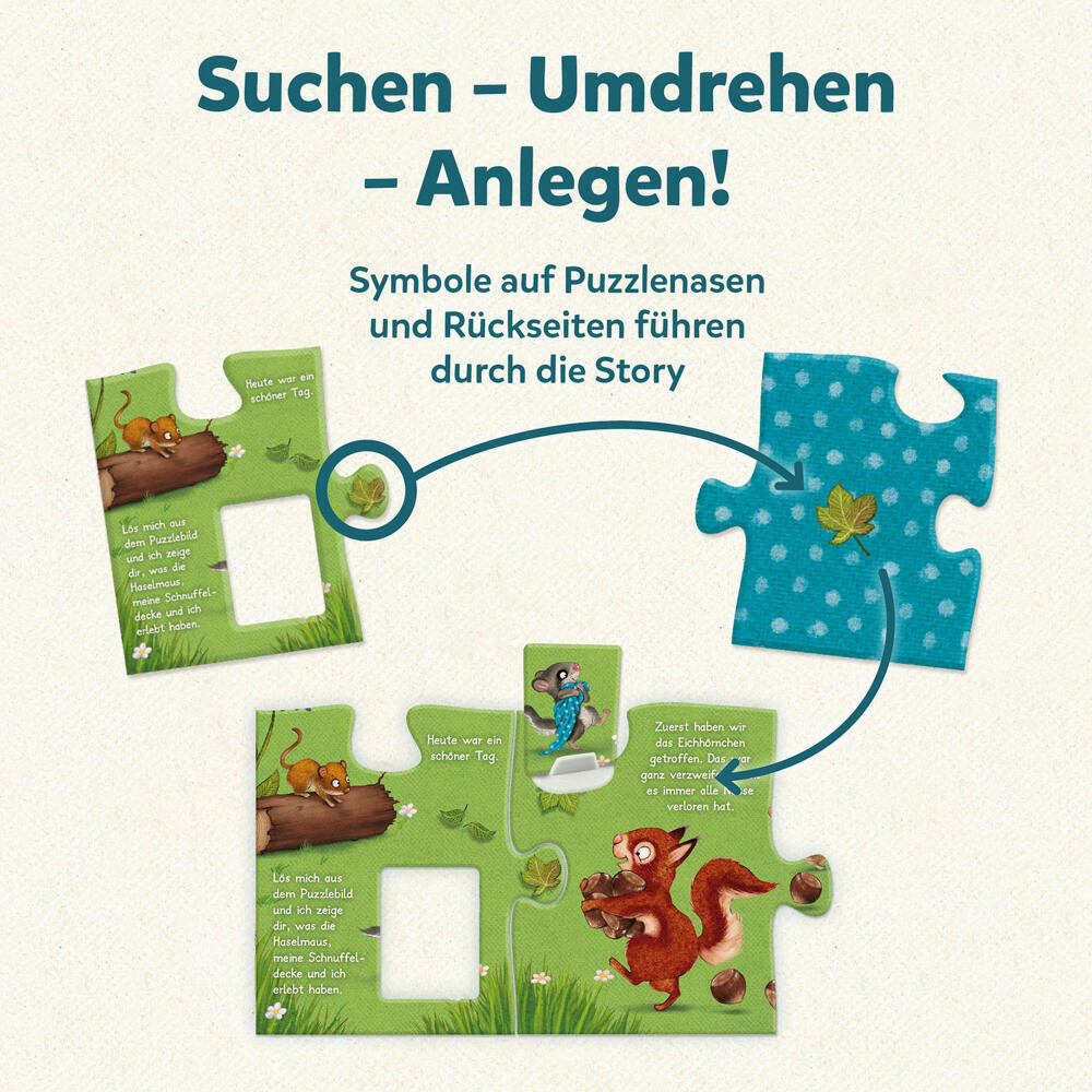 KOSMOS My first story puzzle The little dormouse, puzzle game, story, short story, children's game, 683573