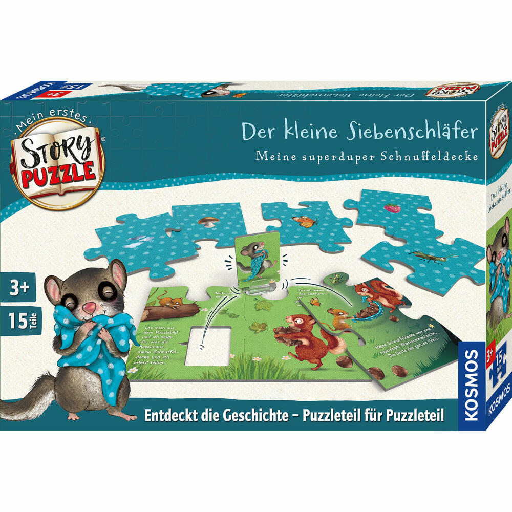 KOSMOS My first story puzzle The little dormouse, puzzle game, story, short story, children's game, 683573