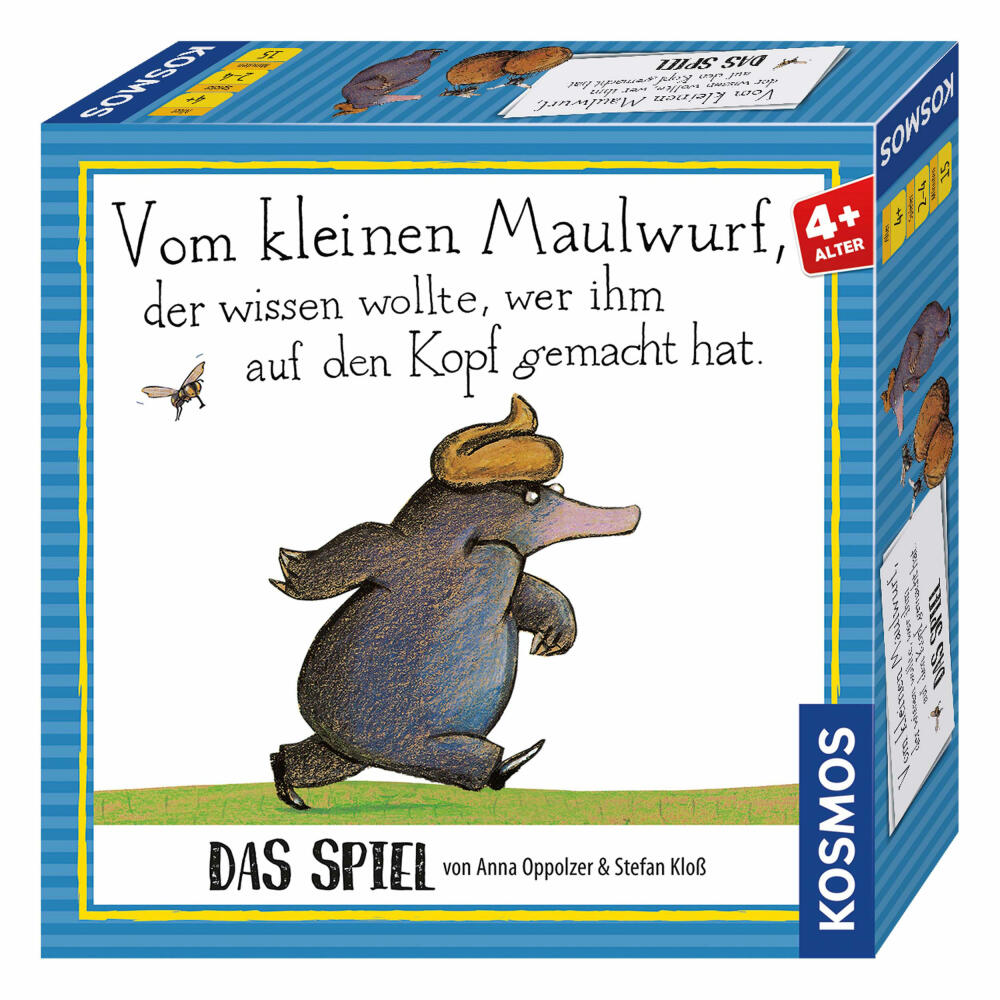 KOSMOS The Little Mole Who Wanted to Know Who Made a Mistake on His Head - The Game, Board Game for Children, Ages 4 and Up, 698683