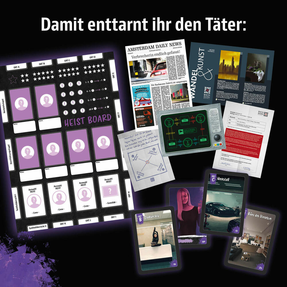KOSMOS Masters of crime - Still life, crime game, cooperative game, board game, ages 14 and up, 683870