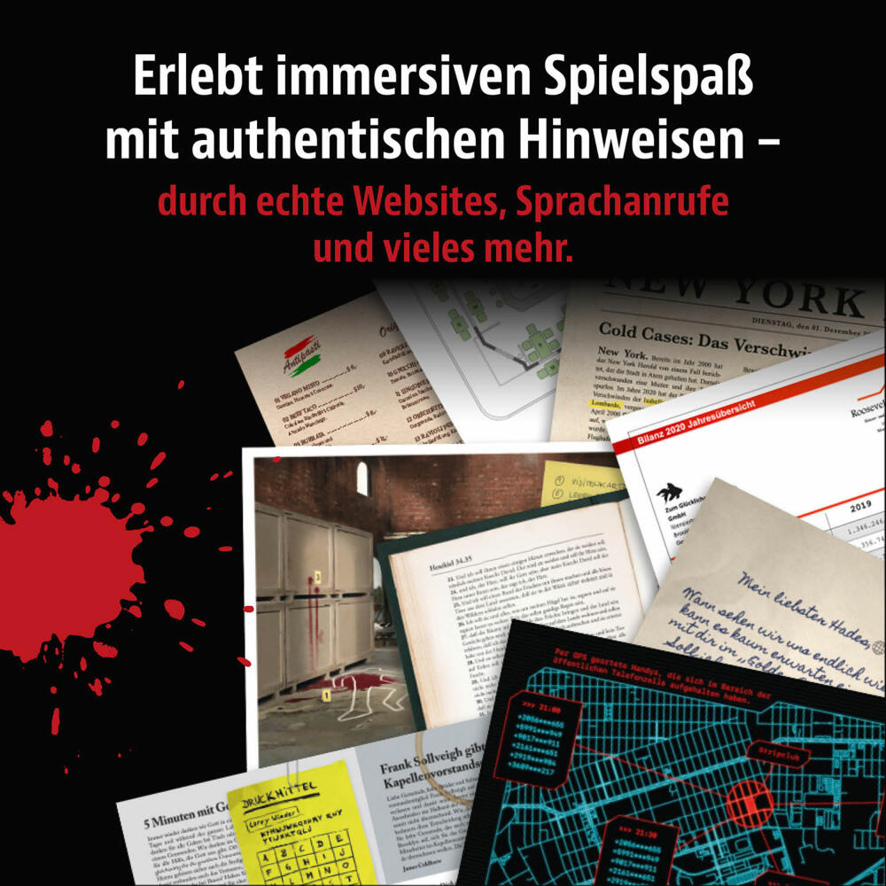 KOSMOS Masters of crime - Vendetta, crime game, cooperative game, board game, ages 14 and up, 683825