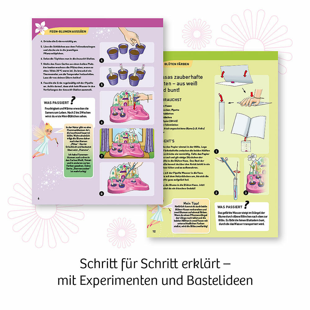 KOSMOS Feen-Garten, Pflanzen, Blumen, Gärtner, Spielzeug, Lernen, Entdecken, ab 6 Jahren, 632144