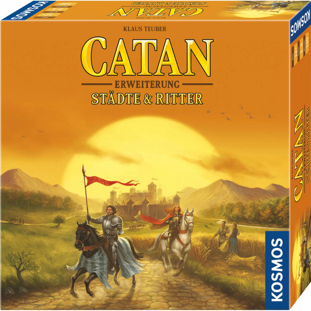 KOSMOS Catan - Expansion Cities & Knights, 3 - 4 players, strategy game, board game, 682736