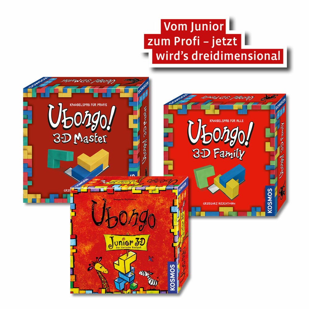 KOSMOS Ubongo! 3-D Master, puzzle game, logic game, board game, family game, 683177
