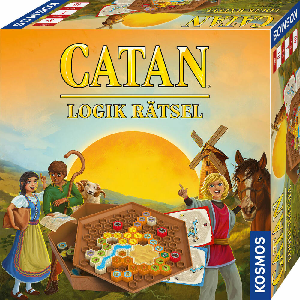 KOSMOS Catan - Logic Puzzle, Brain Teaser, Logic Game, Puzzle Game, Game, Ages 8 and up, 682293