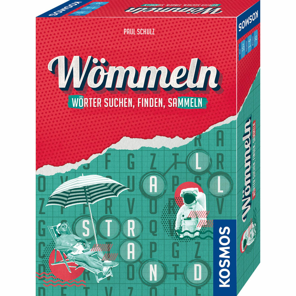 KOSMOS Wömmeln, word search game, board game, family game, word grid puzzle, 682491