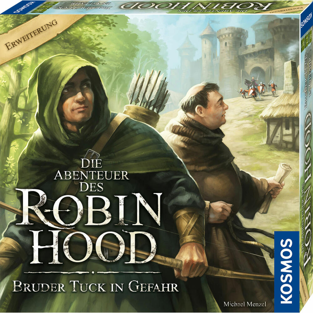 KOSMOS The Adventures of Robin Hood - Friar Tuck in Danger, Expansion, Cooperative Adventure Game, Family Game, 683146