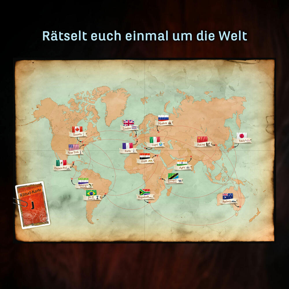 KOSMOS EXIT Game - The Legacy of the World Traveler, Escape Game, Level Advanced, Ages 12+, 682828