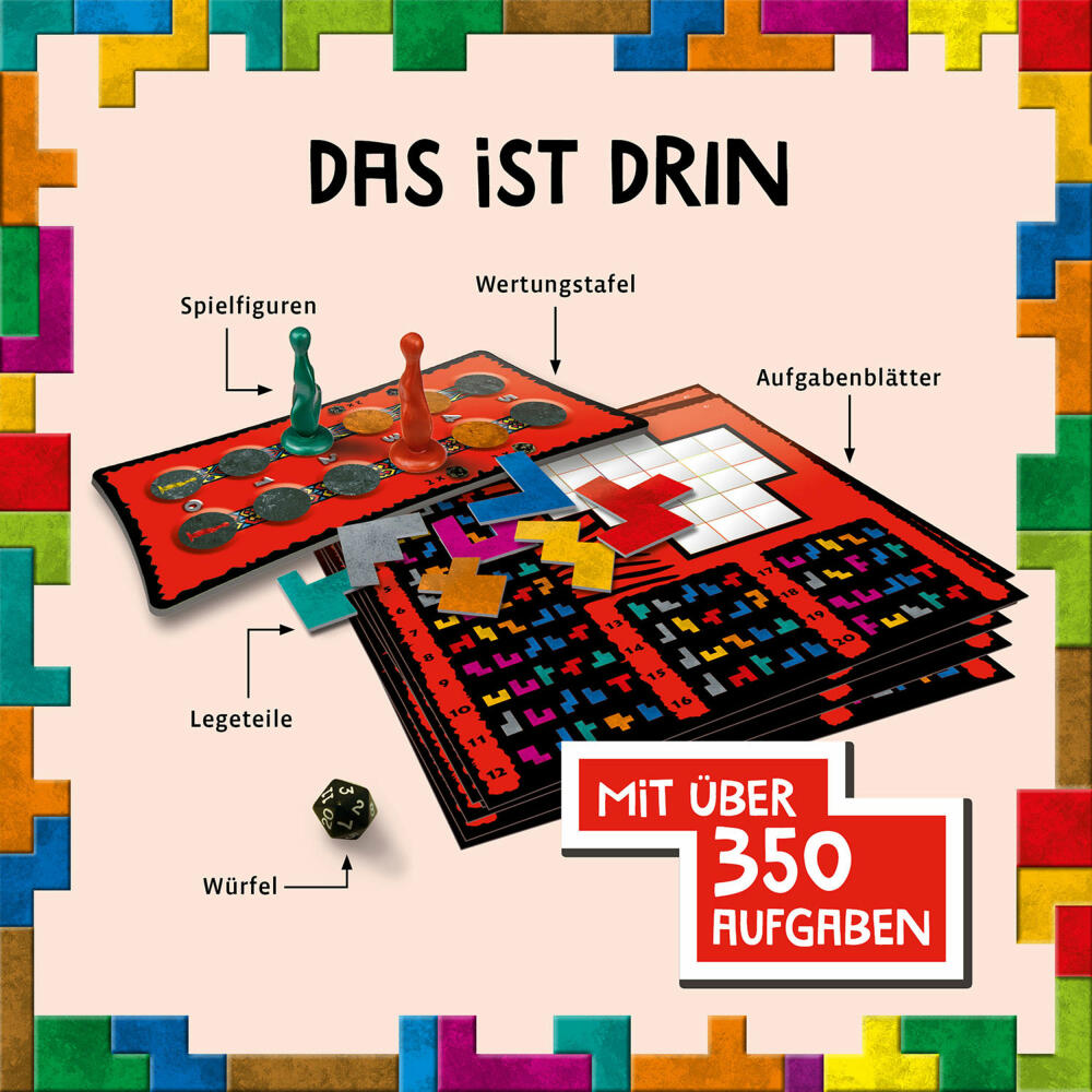 KOSMOS Ubongo! Duel, games for two, puzzle game, family game, ages 8 and up, 683184