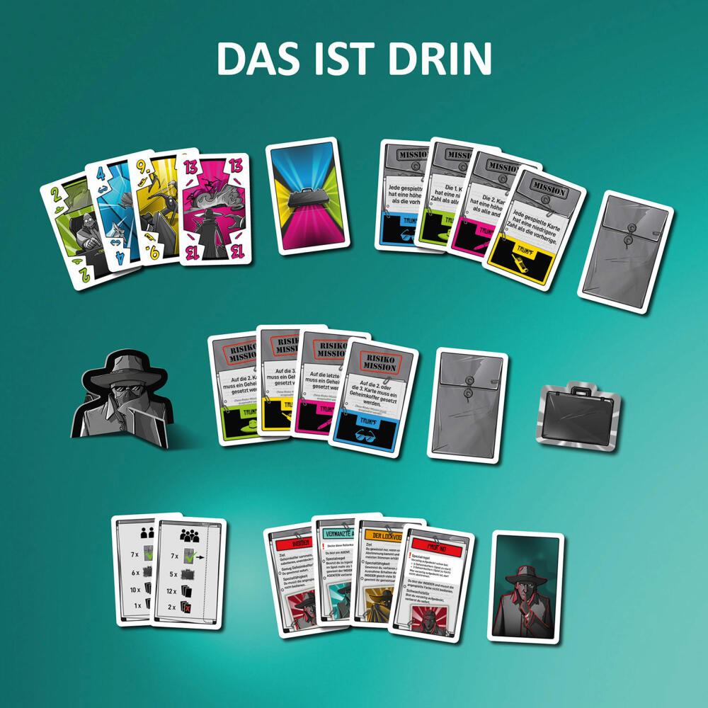 KOSMOS Inside Job, card game, board game, party game, trick-taking game, 682484