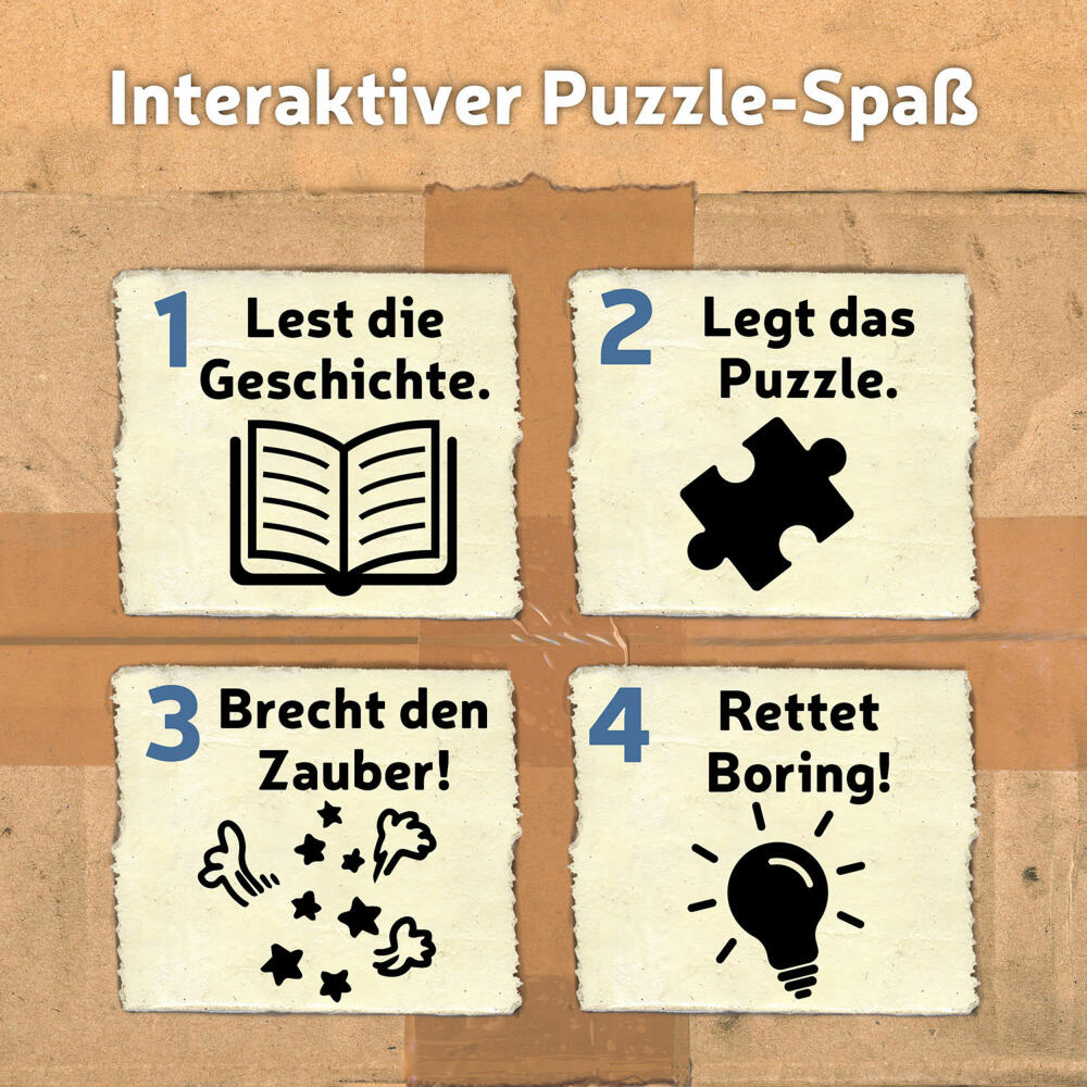KOSMOS Story Puzzle Please do not open, Story Puzzle, Interactive Short Story, Puzzle, 200 pieces, 682576