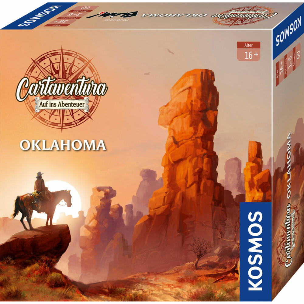 KOSMOS Cartaventura - Oklahoma, adventure game, card game, board game, party game, 682545