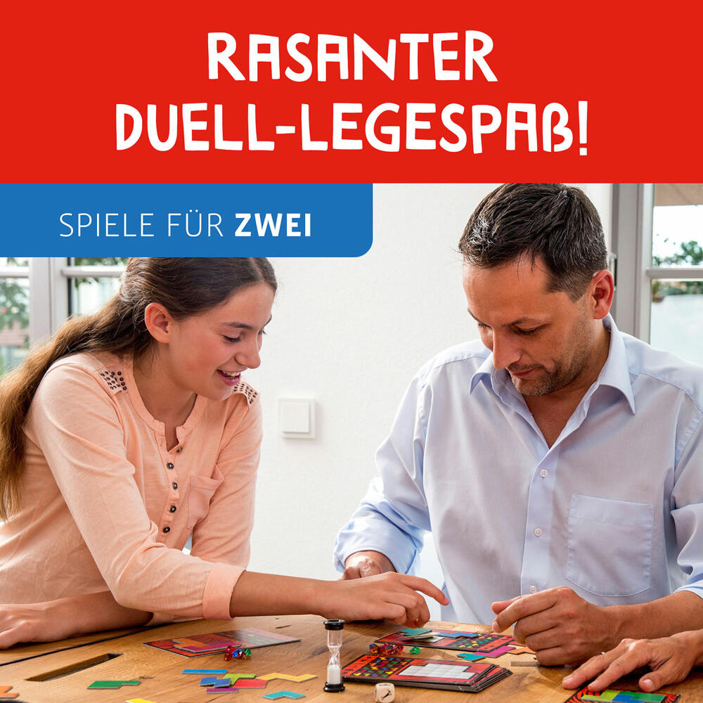 KOSMOS Ubongo! Duel, games for two, puzzle game, family game, ages 8 and up, 683184