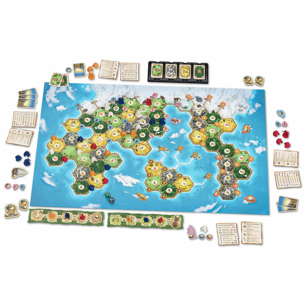 KOSMOS Catan - Awakening of Humanity, Strategy Game, Board Game, Adventure Game, 683221