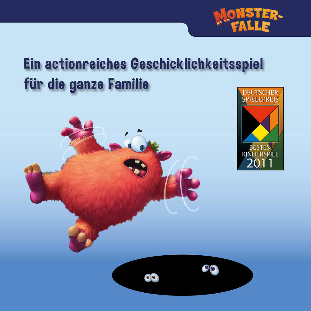 KOSMOS Monster Trap, Board Game, Children's Game, Sliding Game, Children's Game, from 6 years, 682637