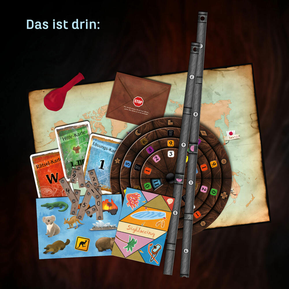 KOSMOS EXIT Game - The Legacy of the World Traveler, Escape Game, Level Advanced, Ages 12+, 682828