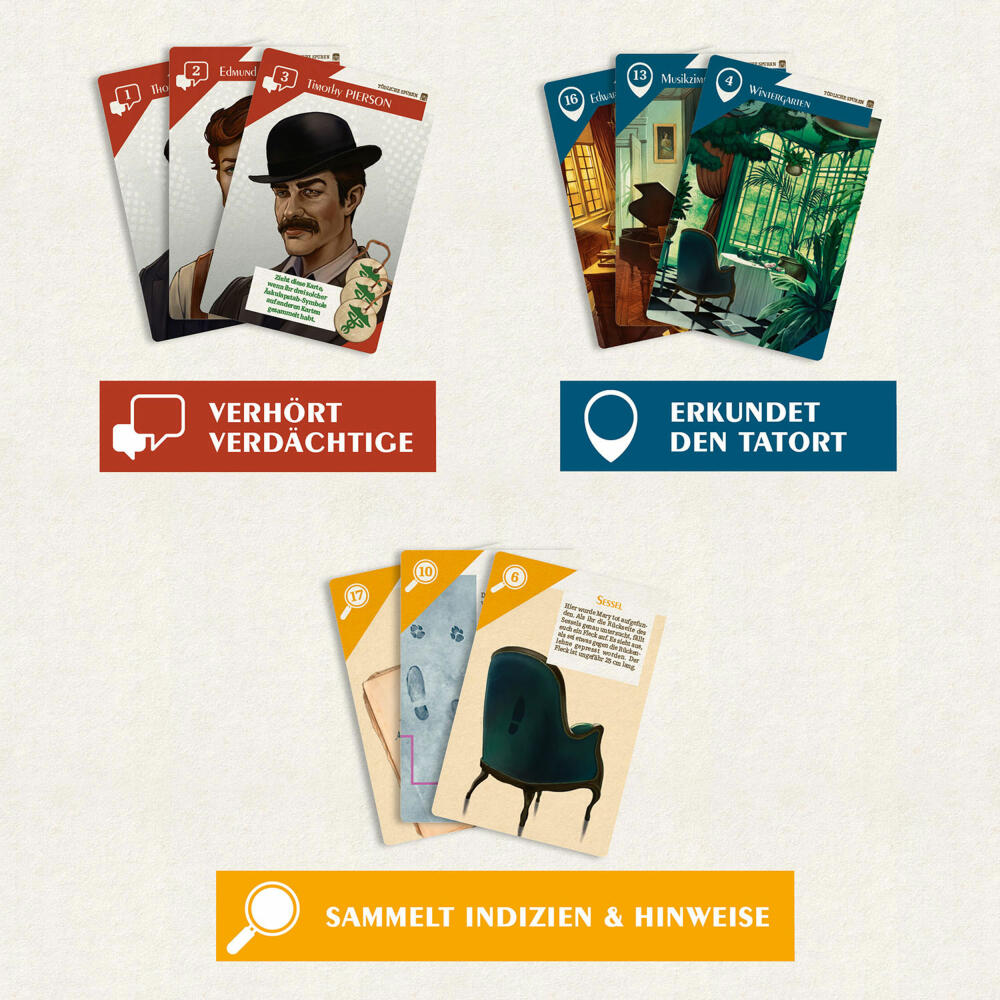 KOSMOS Suspects: Deadly Traces, Detective Game, Crime Game, Party Game, Crime Game, Ages 12 and up, 682897