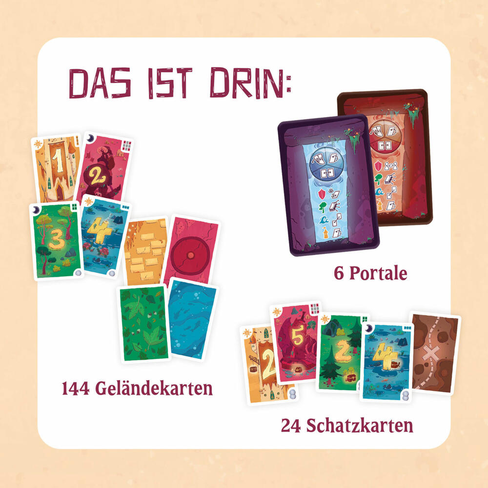 KOSMOS Abrakadabrien, card game, family game, board game, from 8 years, 683030
