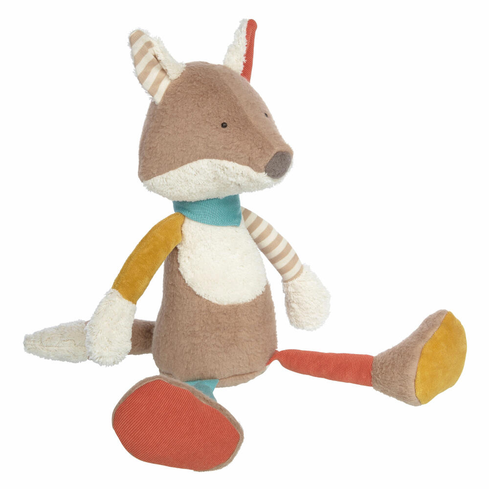 sigikid Patchwork Fuchs, Green Collection, Kuscheltier, Plüschtier, Schmusetier, Kuschel Tier, 39573