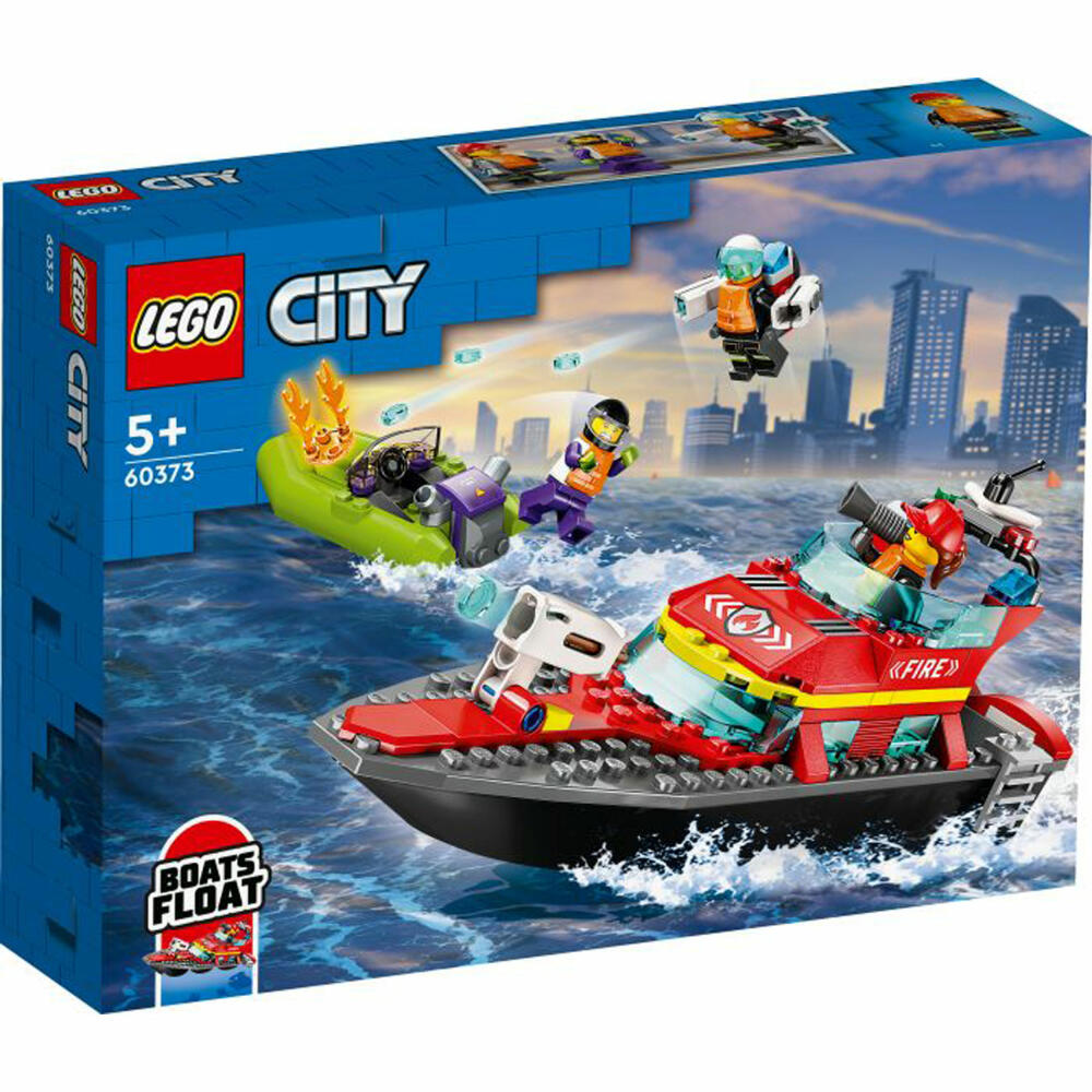 LEGO City Fireboat, 144 pcs., Building Set, Construction Set, Building Blocks, Toy, Ages 5 and Up, 60373